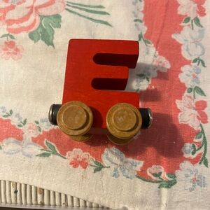 Maple Wooden Alphabet railroad cars
E, N, O or S available.